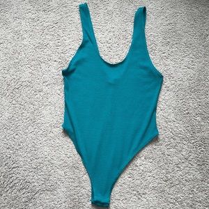 NWOT✨WILD FABLE Bright Teal Tank Bodysuit